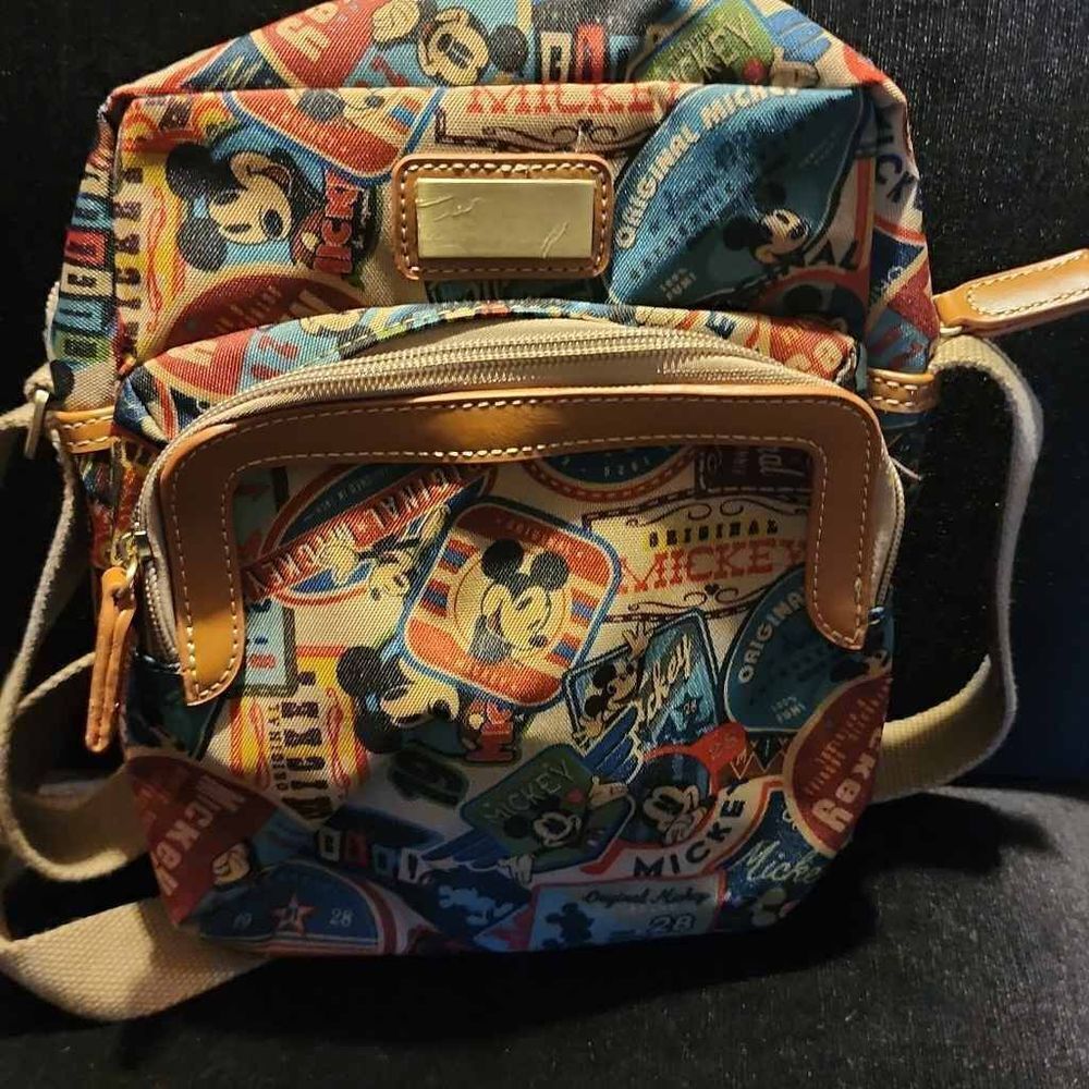 Unisex Vintage Mickey Mouse Crossbody NWOT
